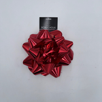 "10"" Star bow metallic Red "