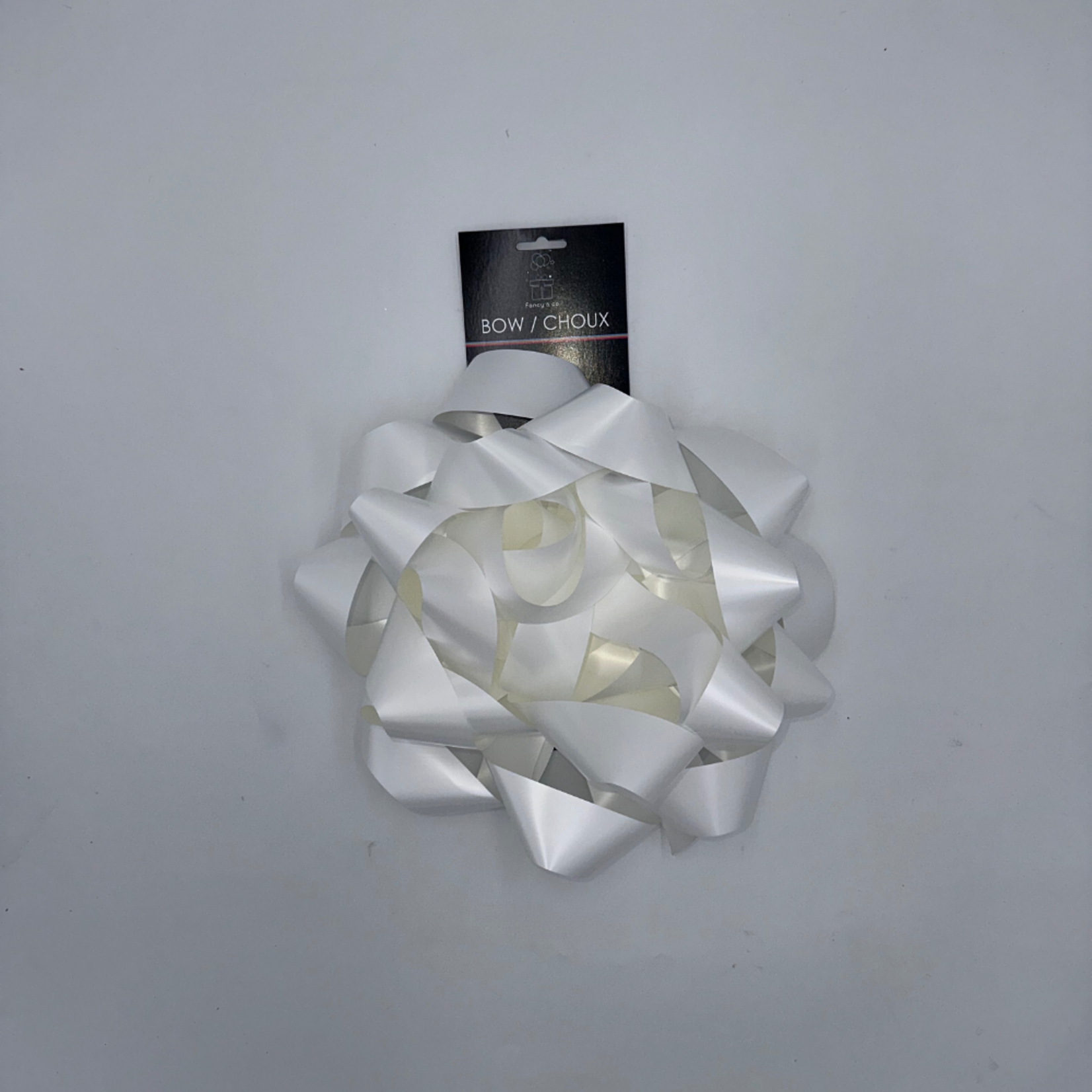 "12"" Star Bow Metallic White "