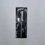 "9"" Silver Cake Topper with stem & ribbon #1 "