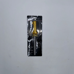 "9"" Gold Cake Topper with stem & ribbon #1 "