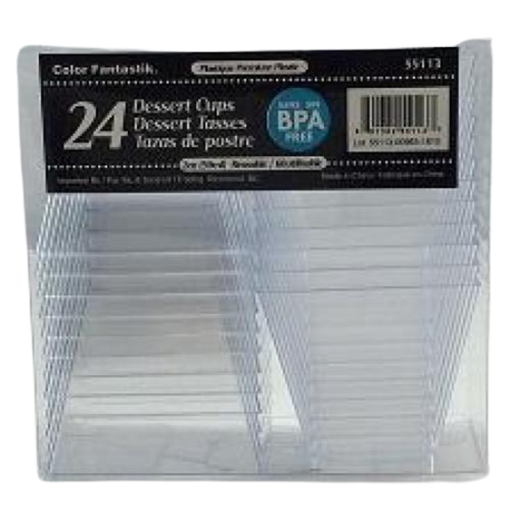 24 CT DESSERT CUPS PLASTIC