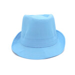 Adult Fedora Hat - Light Blue