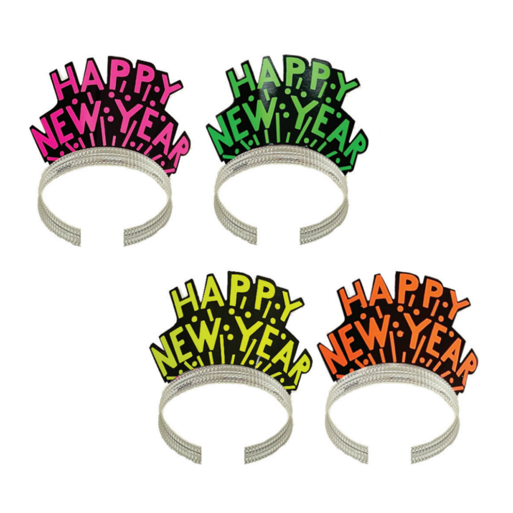 Happy New Year Neon Tiaras