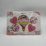 WELCOME BABY GIRL BALLOON SET