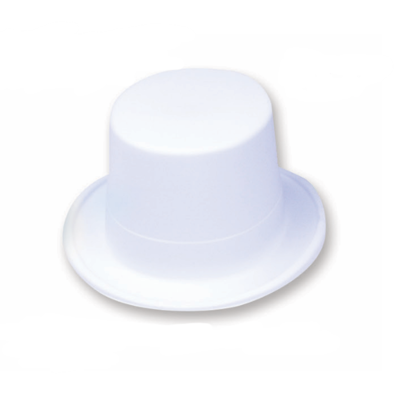 White Velour Top Hat