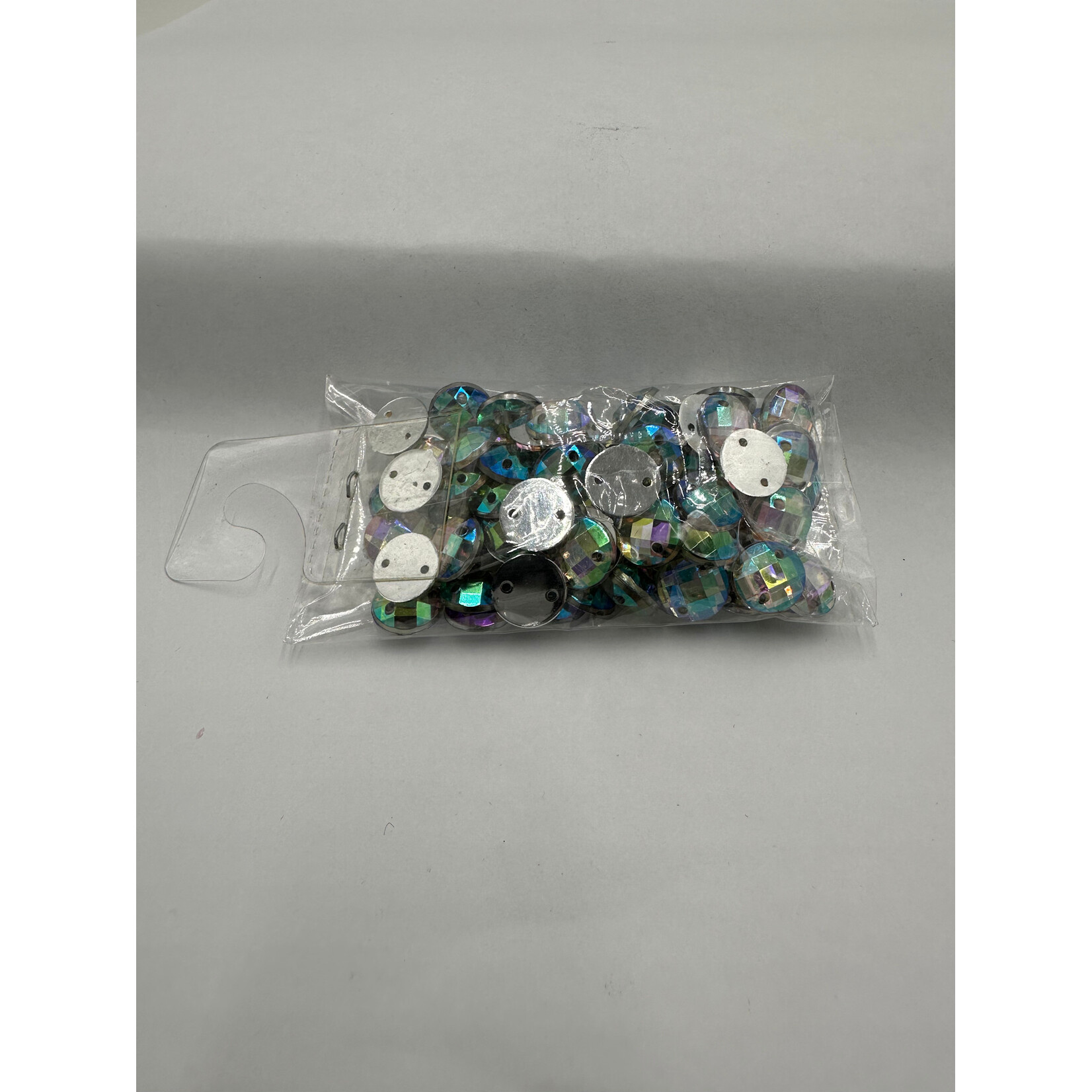 Crystal Plain 10mm Round Silver AB