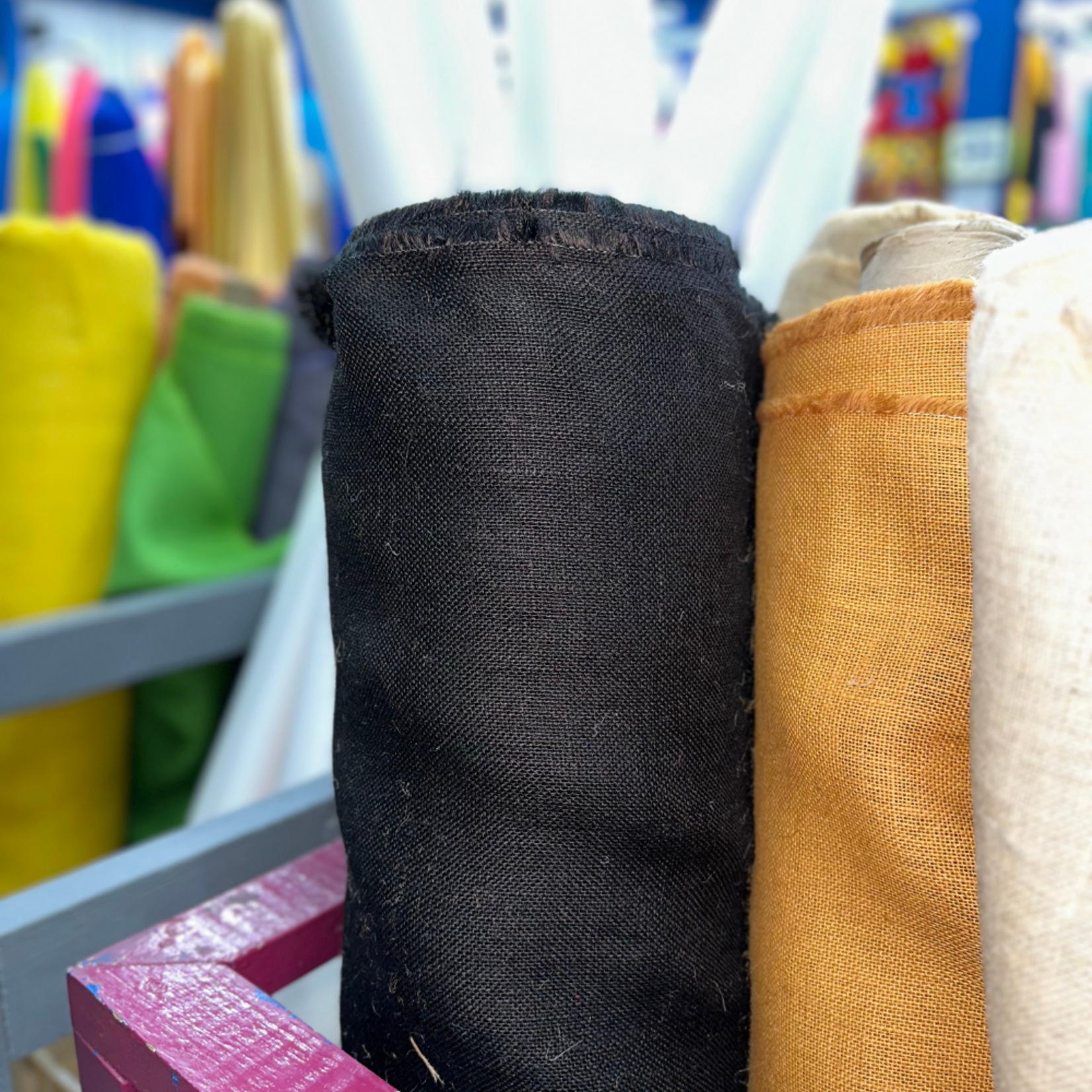 Burlap 54 inches - Black