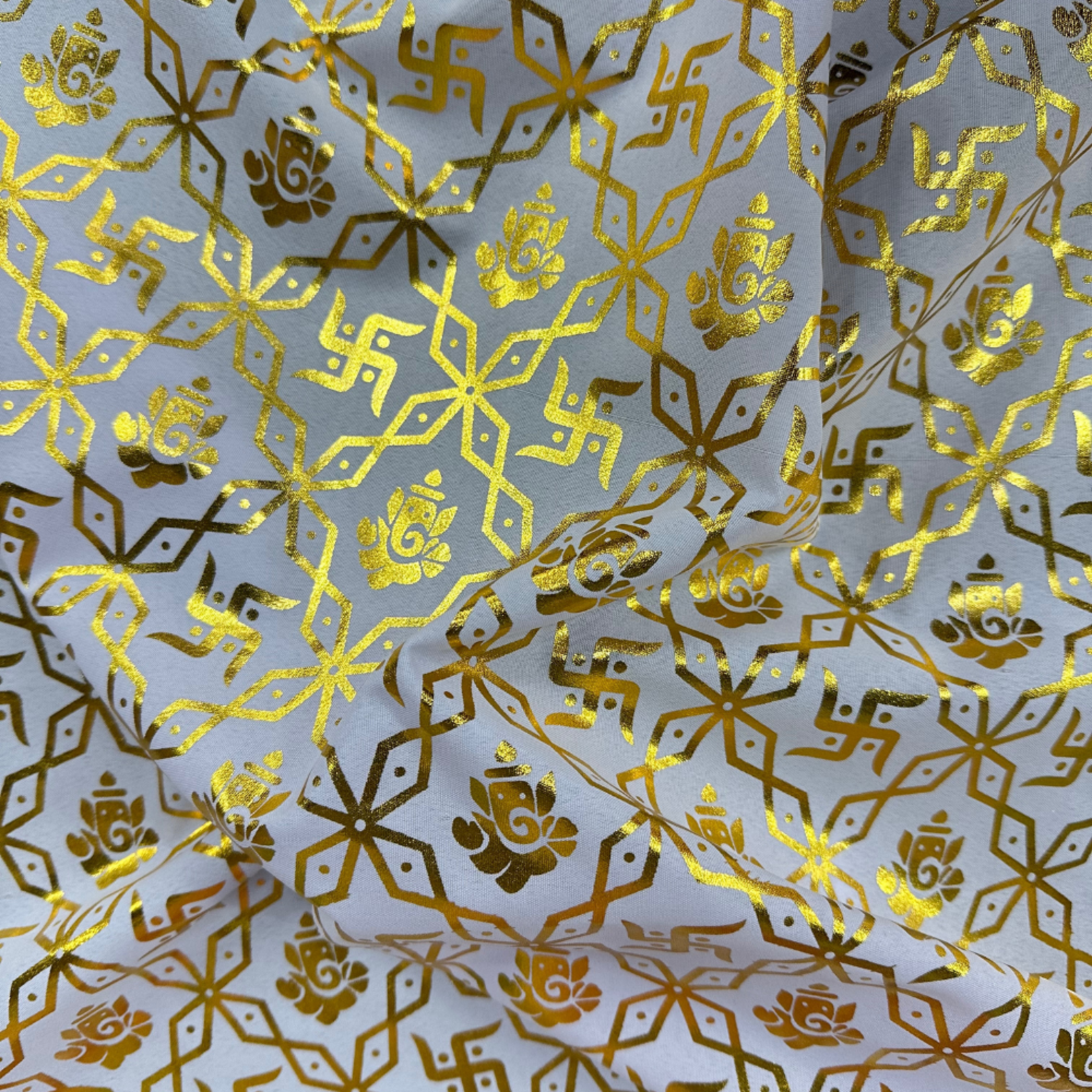 Religious Swastika Pattern Style No 3110  - White