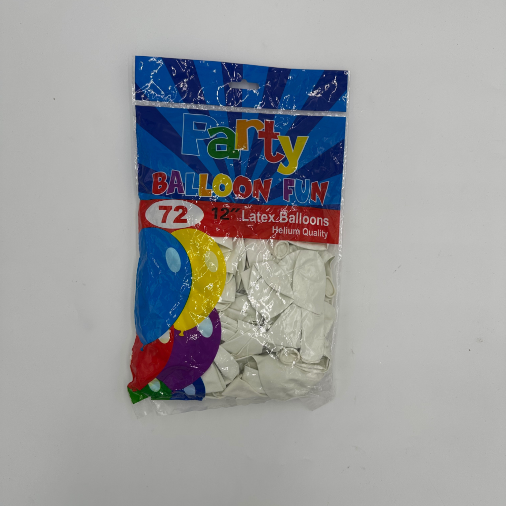 12 Inch Latex Balloon White