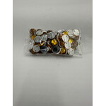 Crystal Plain 10mm Round Golden Yellow