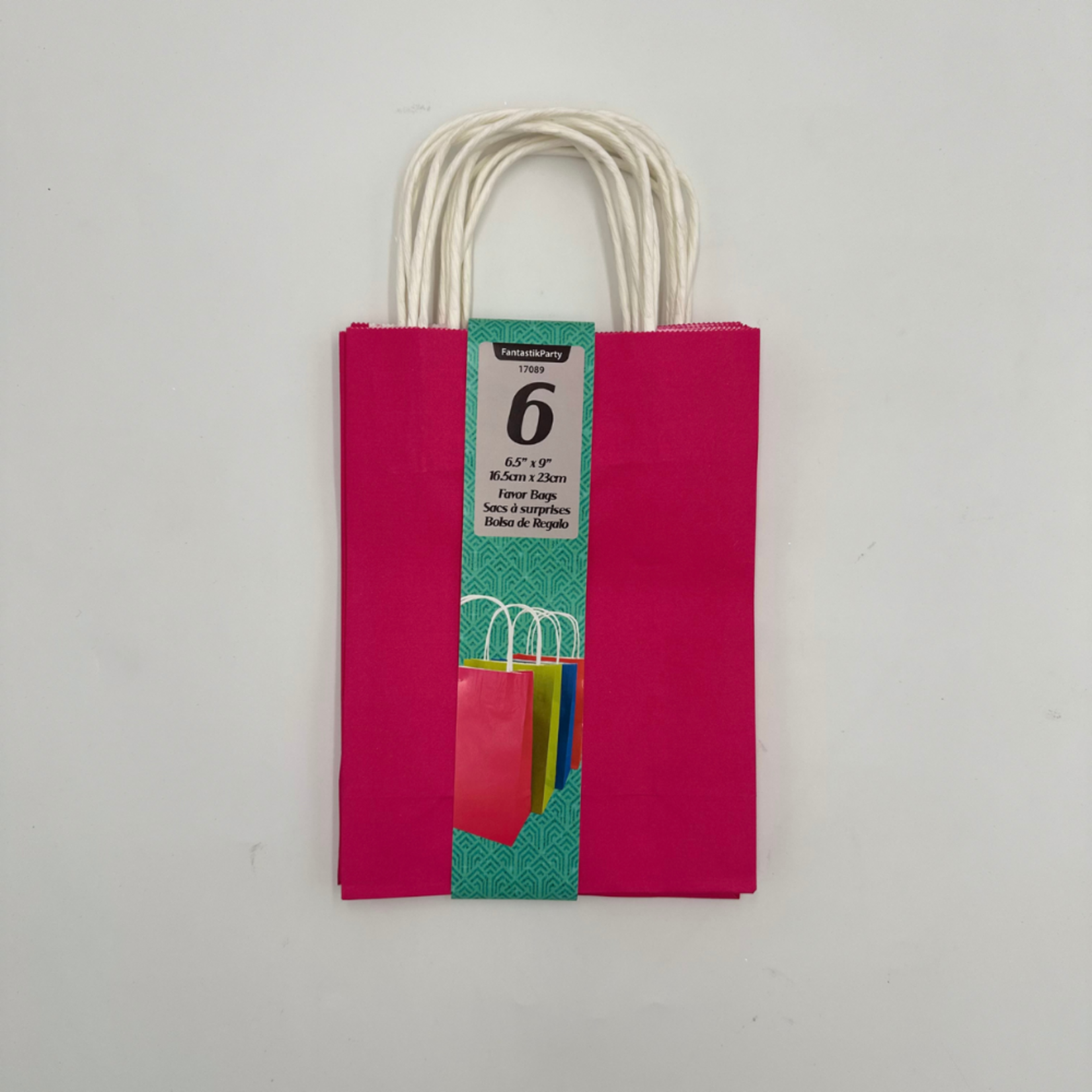 Kraft Favor Bags 6CT (6.5inx9in)