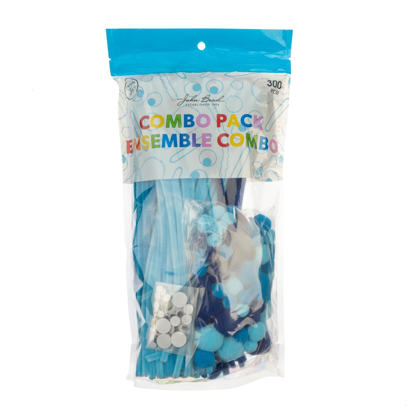 Craft Pack Blue Mix 300pcs