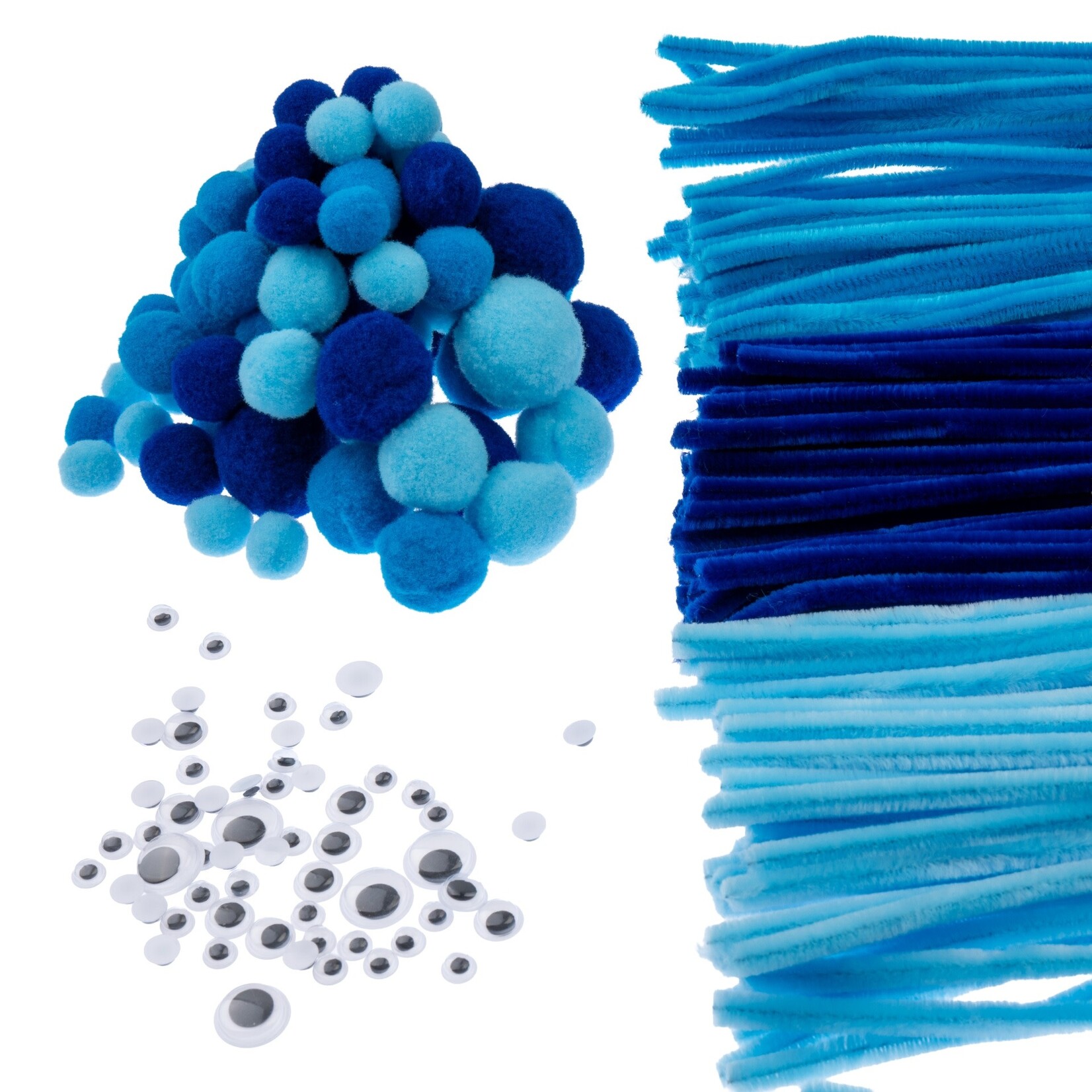 Craft Pack Blue Mix 300pcs