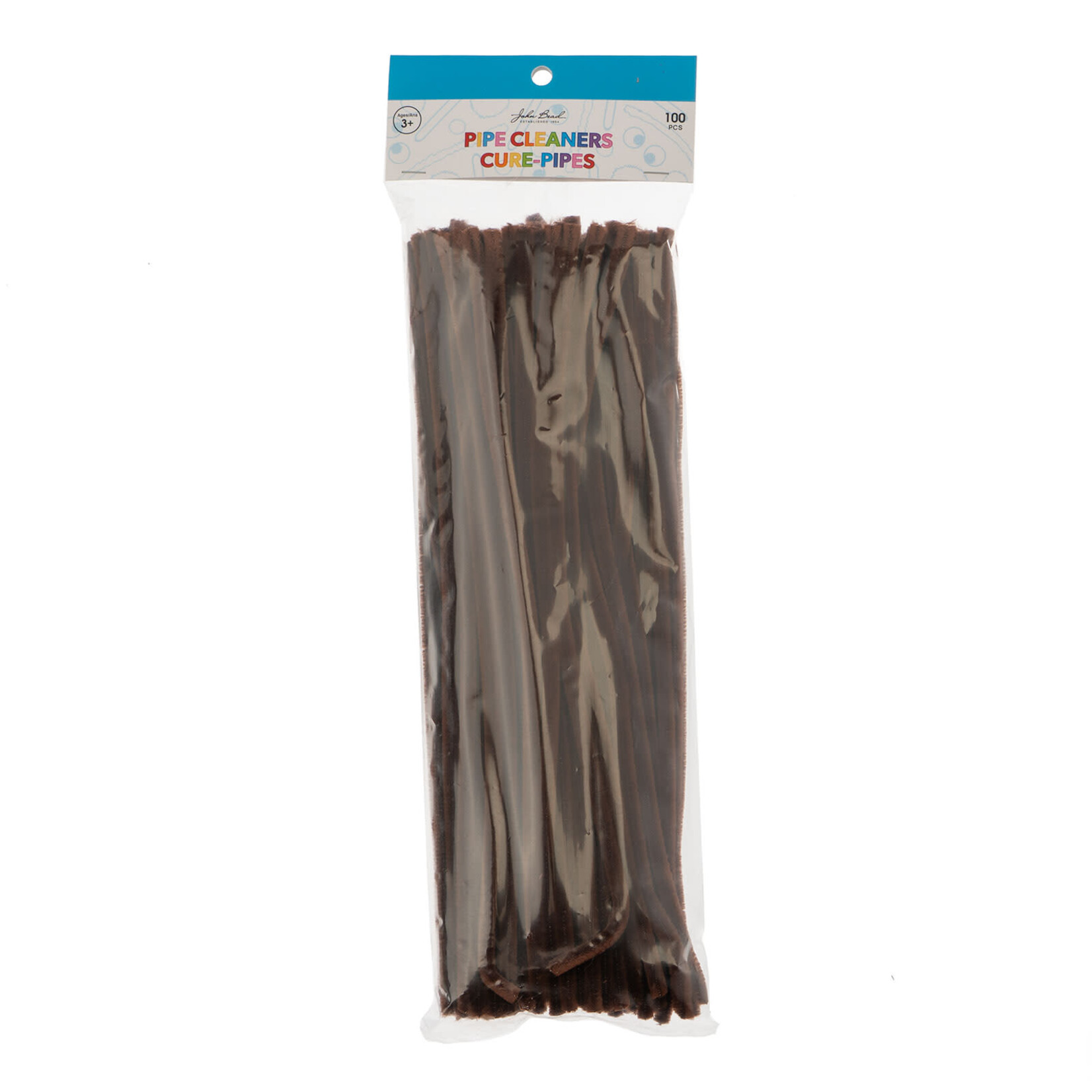 Pipe Cleaners/Chenille Stems 6mm 100pcs 12in Brown