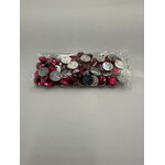 Crystal Plain 10mm Round Deep Pink