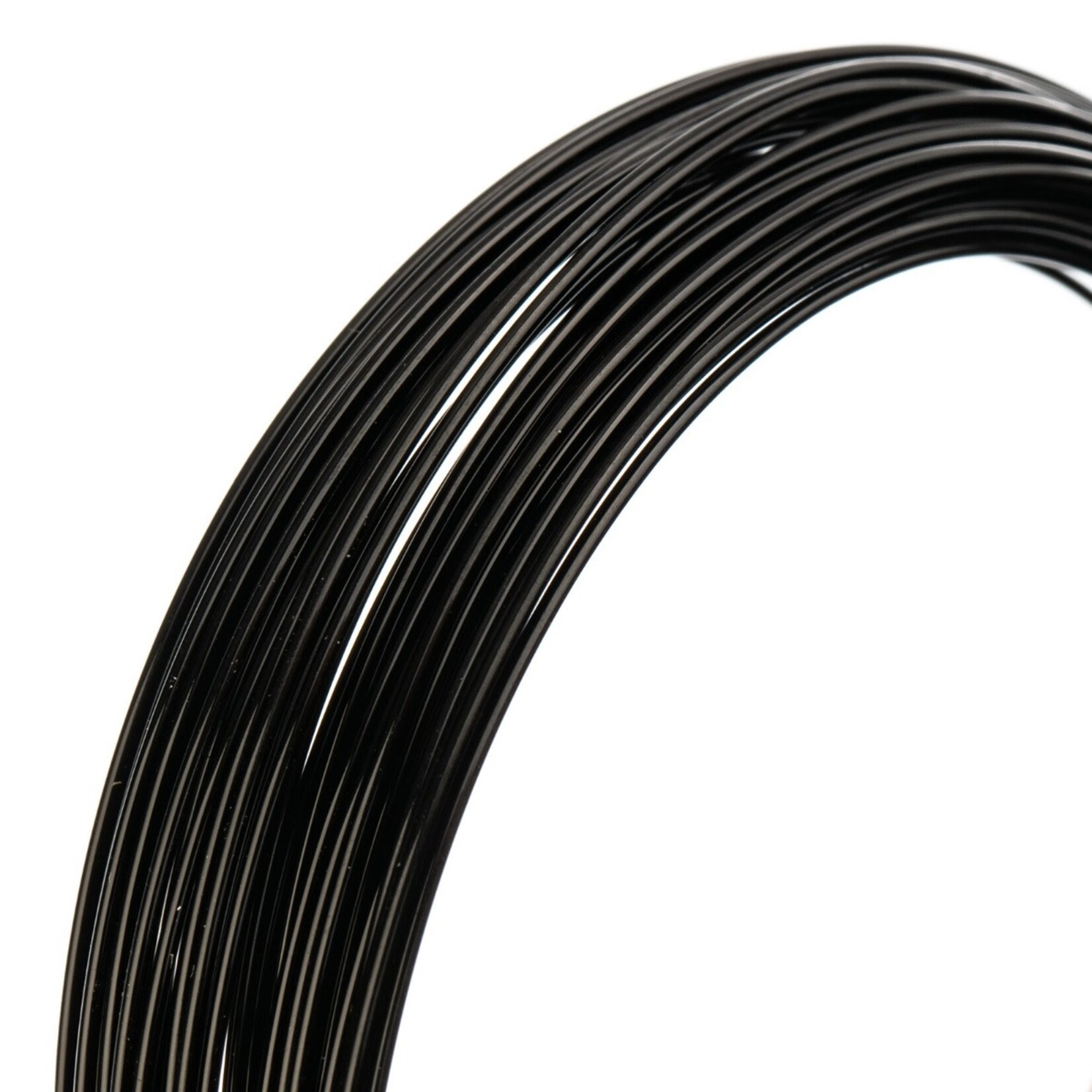 Metal Complex Colored Copper Wire No- Tarnish Medium 22ga (0.64mm) 30ft (9.144m) Black"