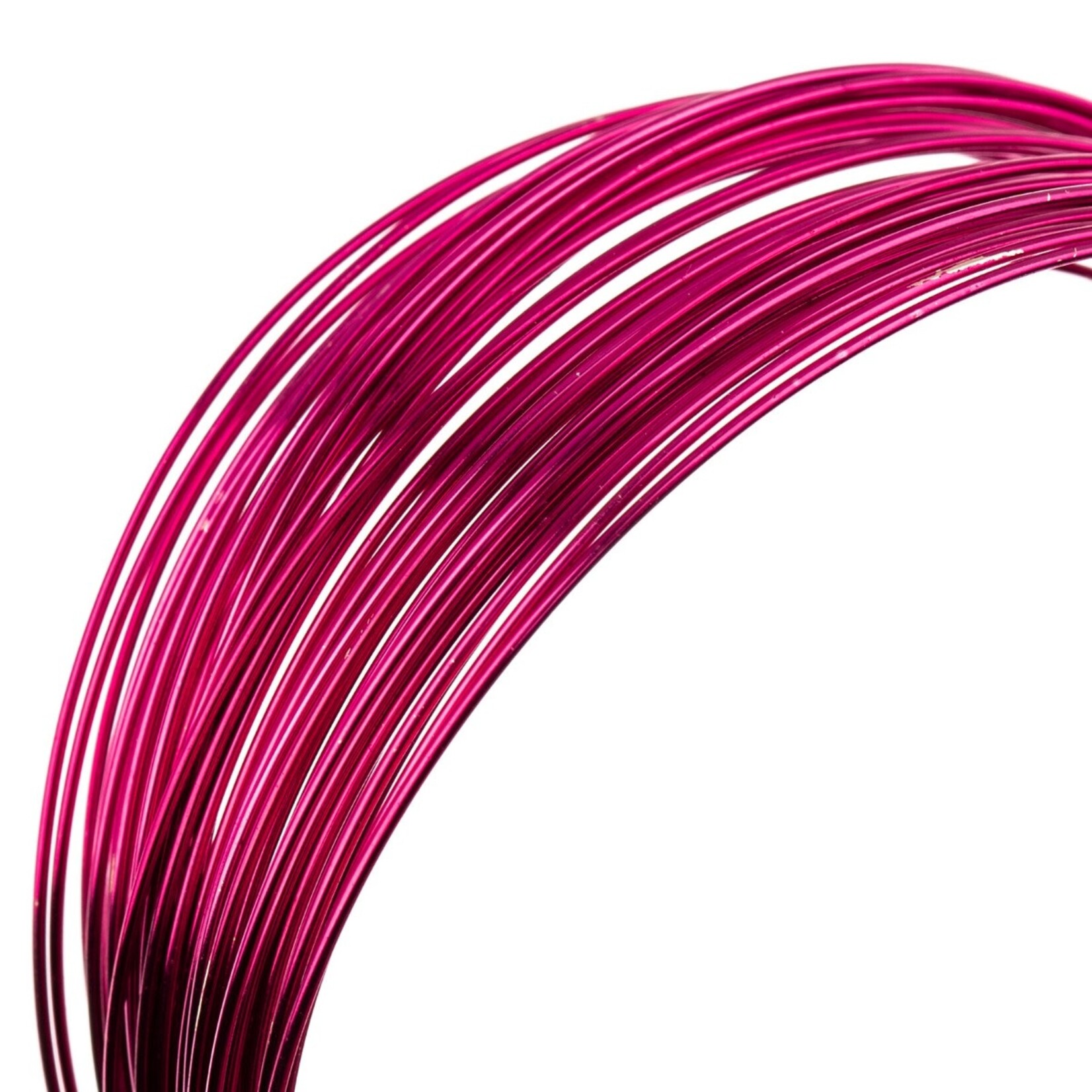 Metal Complex Colored Copper Wire No- Tarnish Medium 22ga (0.64mm) 30ft (9.144m) Magenta"