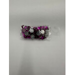 Crystal Plain 10mm Round Dark Pink