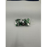 Crystal Plain 10mm Round Dark Green