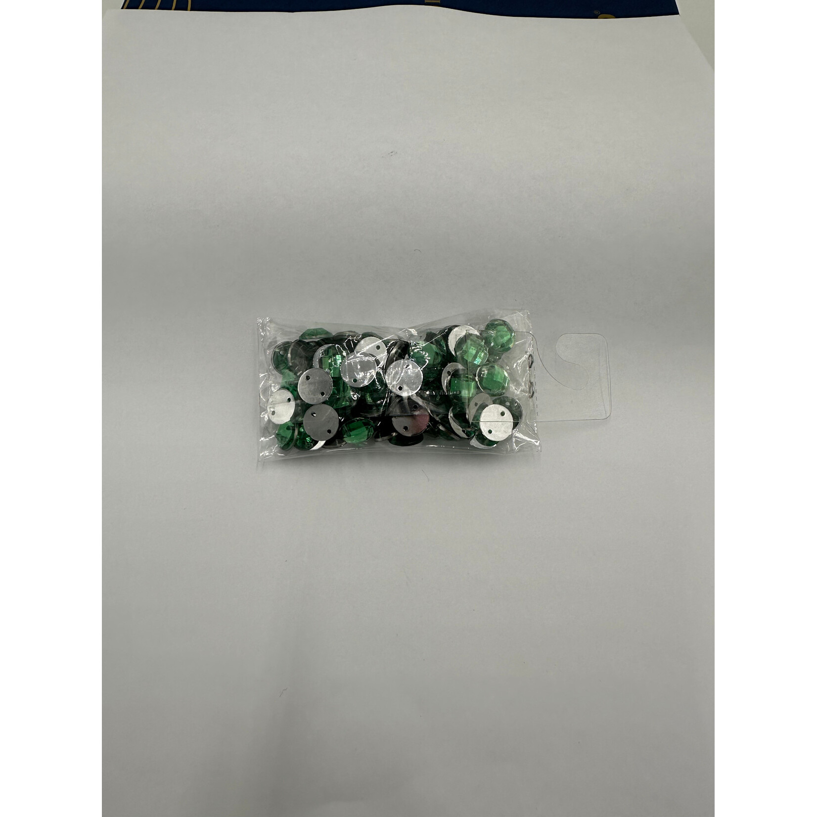 Crystal Plain 10mm Round Dark Green