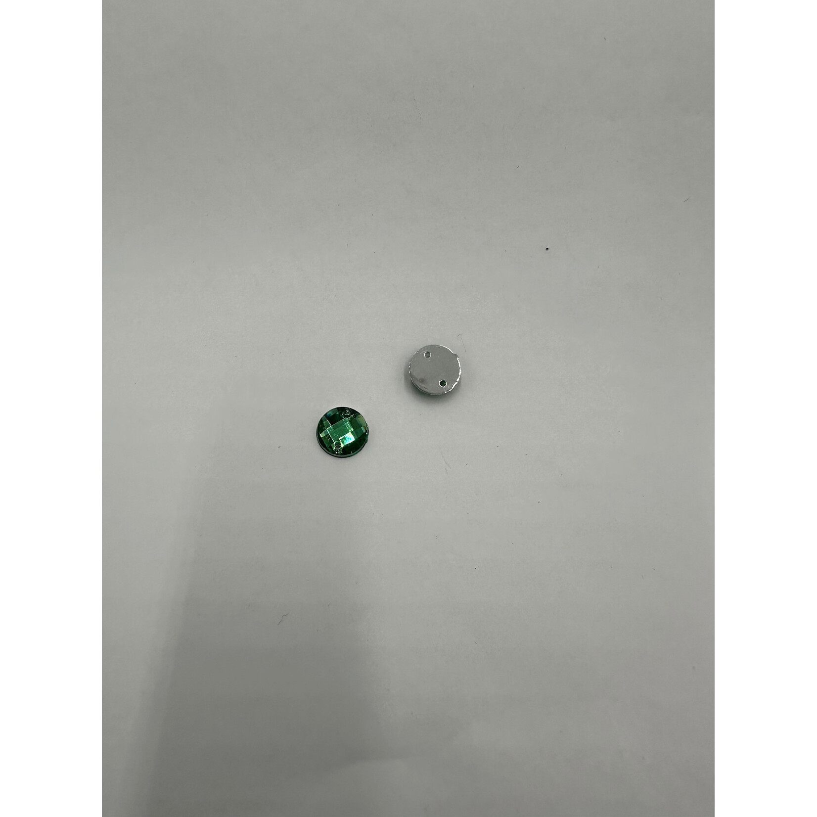 Crystal Plain 10mm Round Dark Green