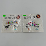 Face Rhinestone Stickers Assorted