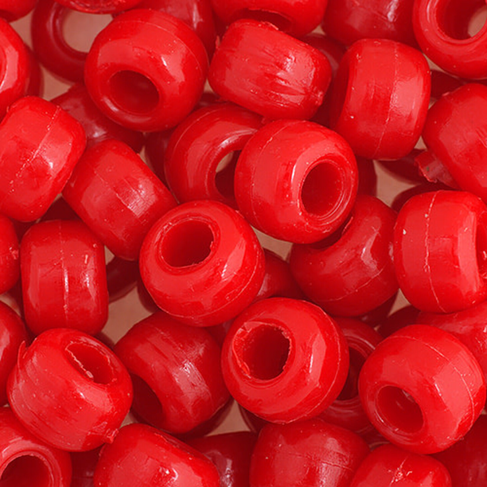 Crowbeads 9mm (1000pcs)  Red Opaque