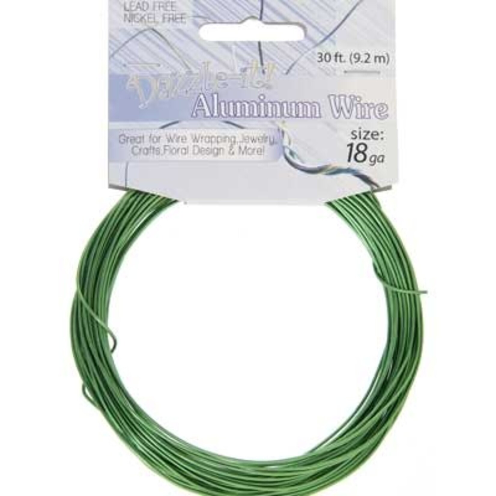 Aluminum Jewelry Wire 30 feet 18 Guage (1.2mm)