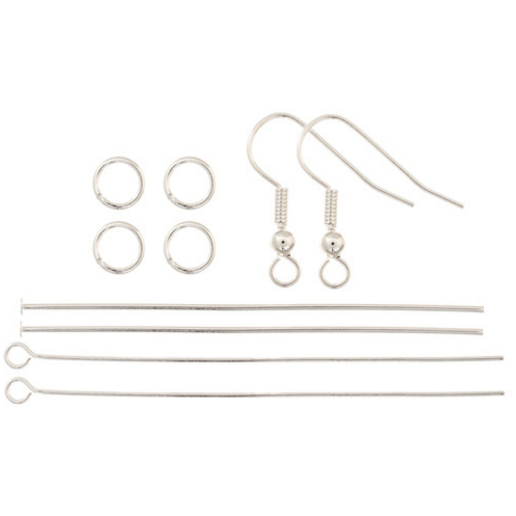 Fish Hook w/Ball & Spring Silver