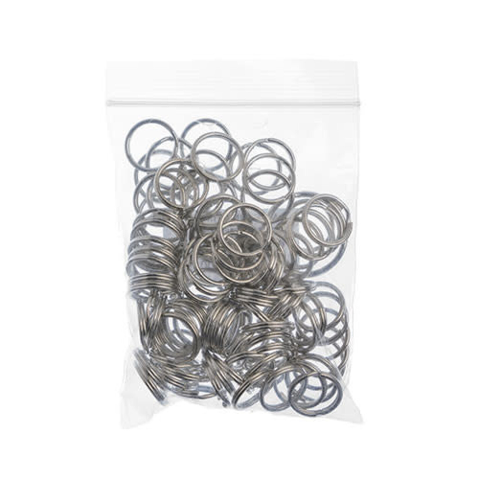 Split Rings 15mm Nickel 100pcs