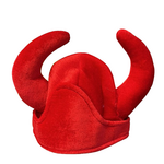 Plush Hat W/Horns