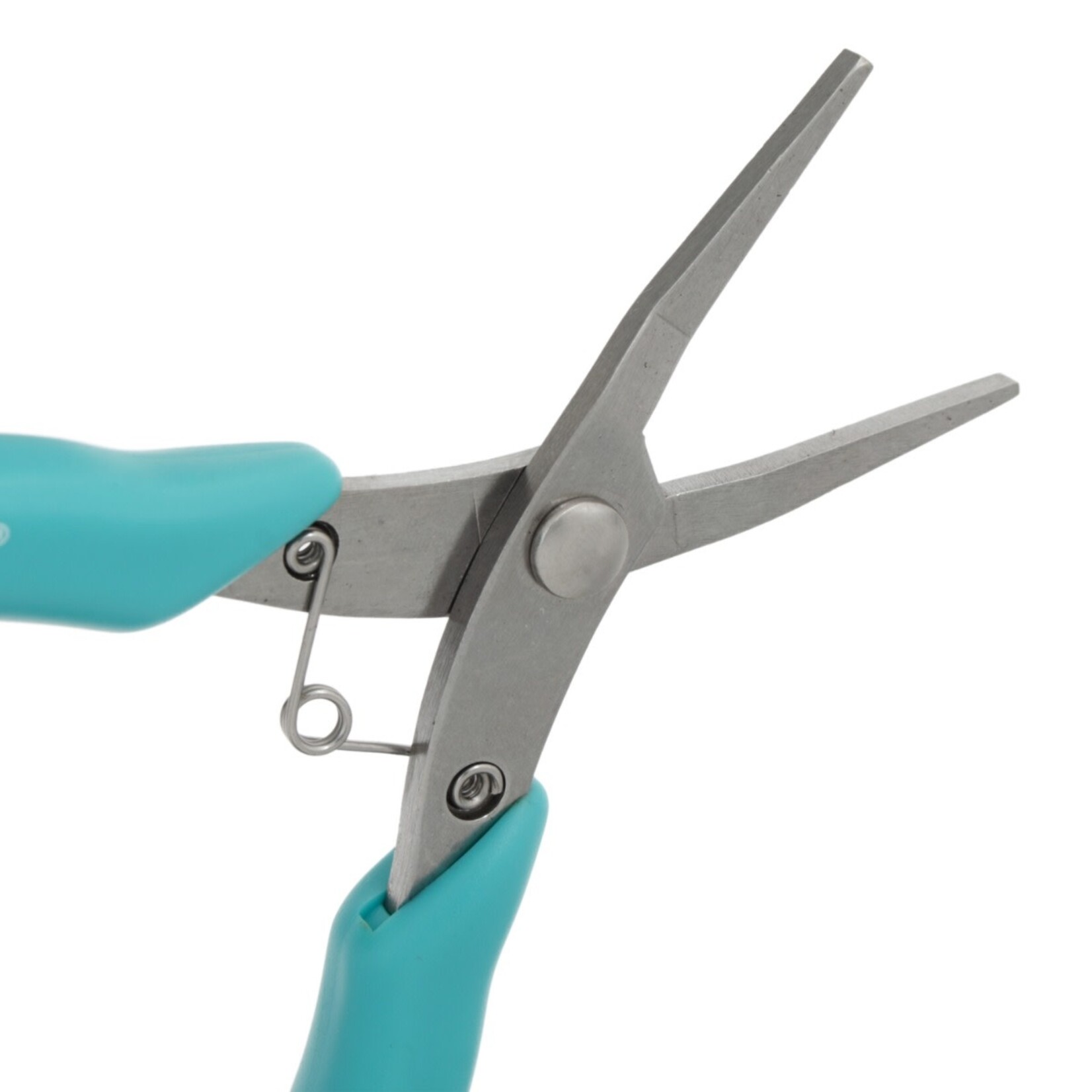 Dazzle-It Japanese Style Pliers Green & Silver 5.5 Inches Flat Nose