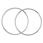 Metal Rings Nickel 1.5 inches(100pcs)