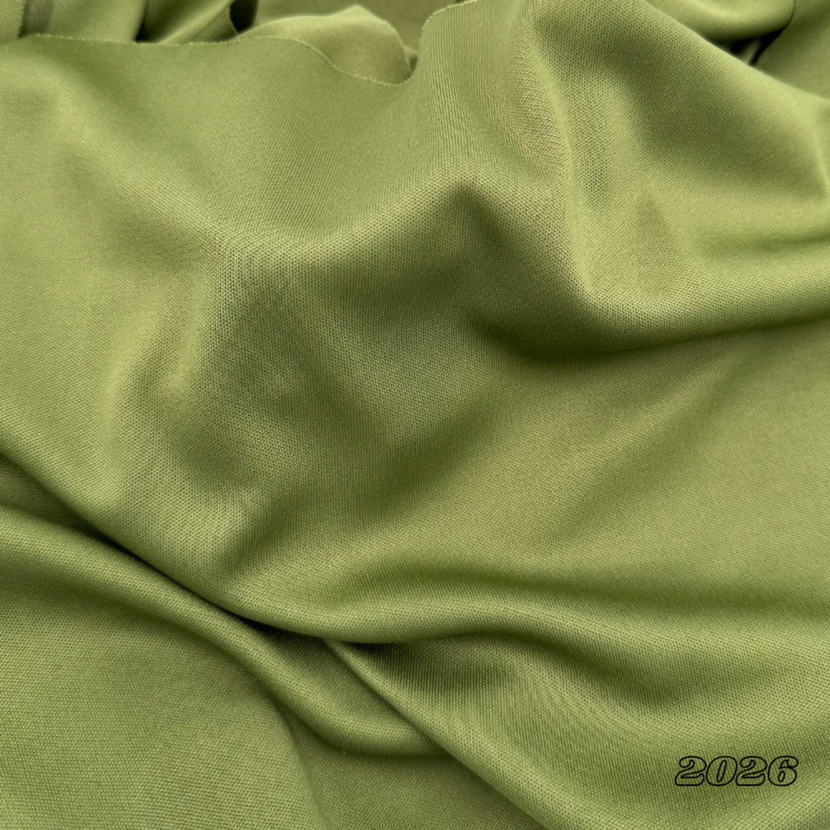 Plain Quiana Olive Green 58-60 Inches