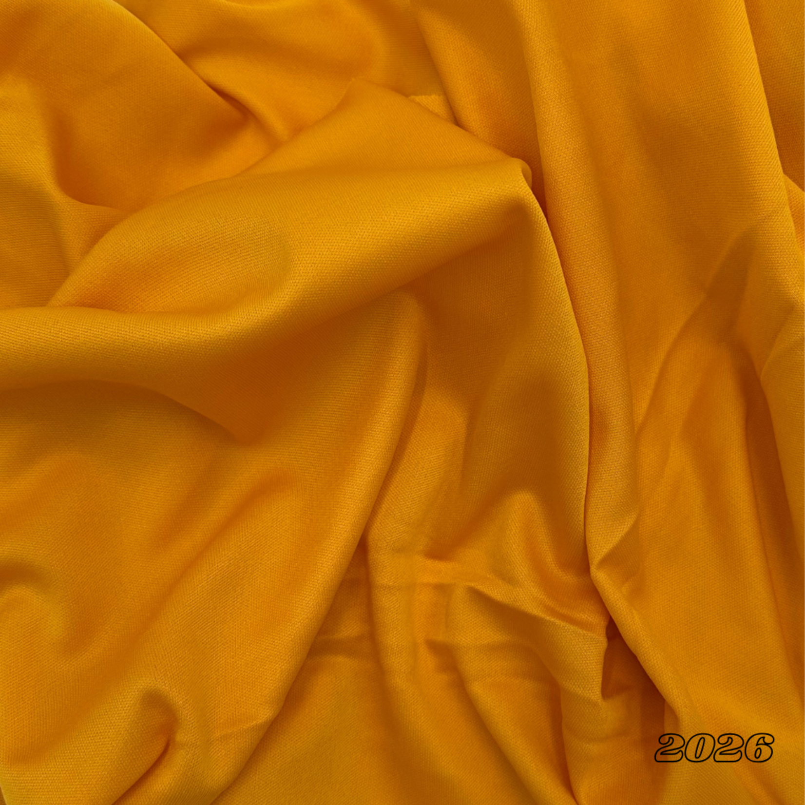 Plain Quiana 60 Inches Golden Yellow