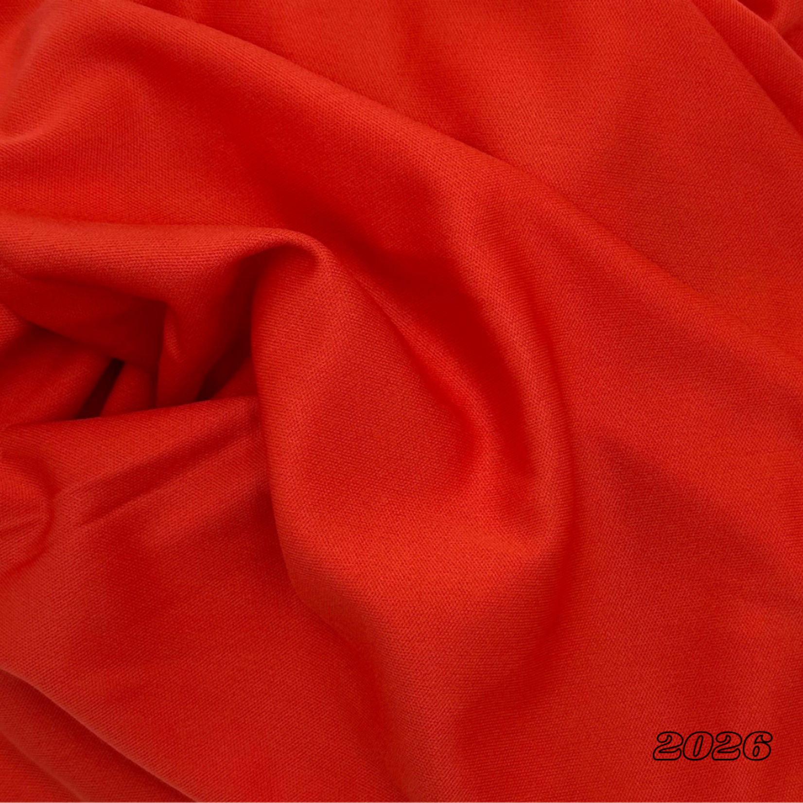 Plain Quiana 60 Inches Bright/Burnt Orange