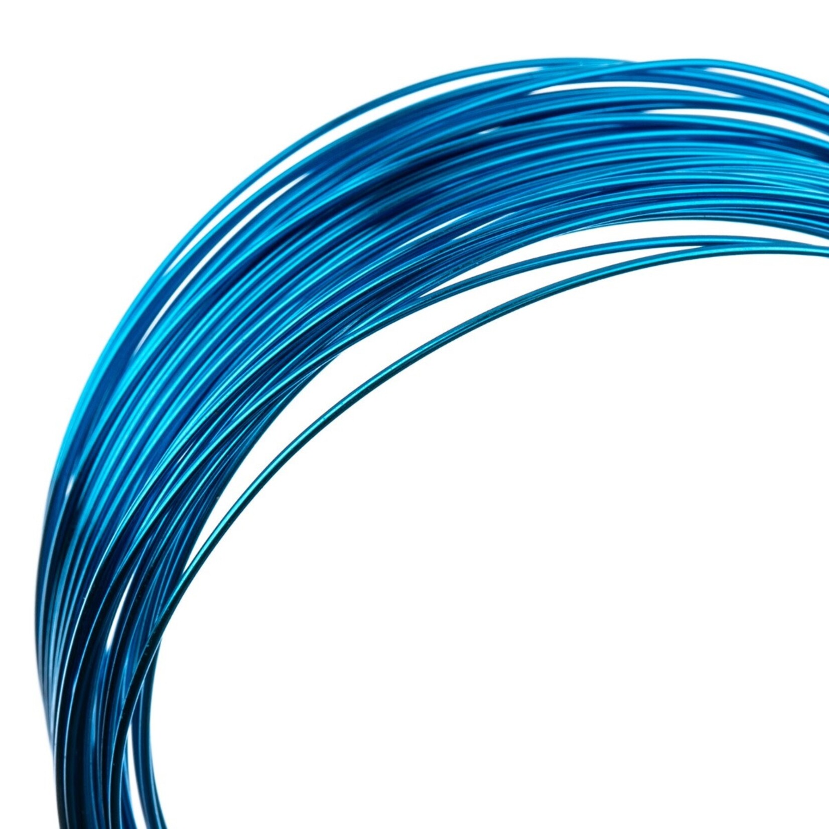 "Metal Complex Colored Copper Wire No- Tarnish Medium 22ga (0.64mm) 30ft (9.144m) Dark Blue"