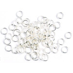 Split Rings 5mm 22ga Silver 24pcs
