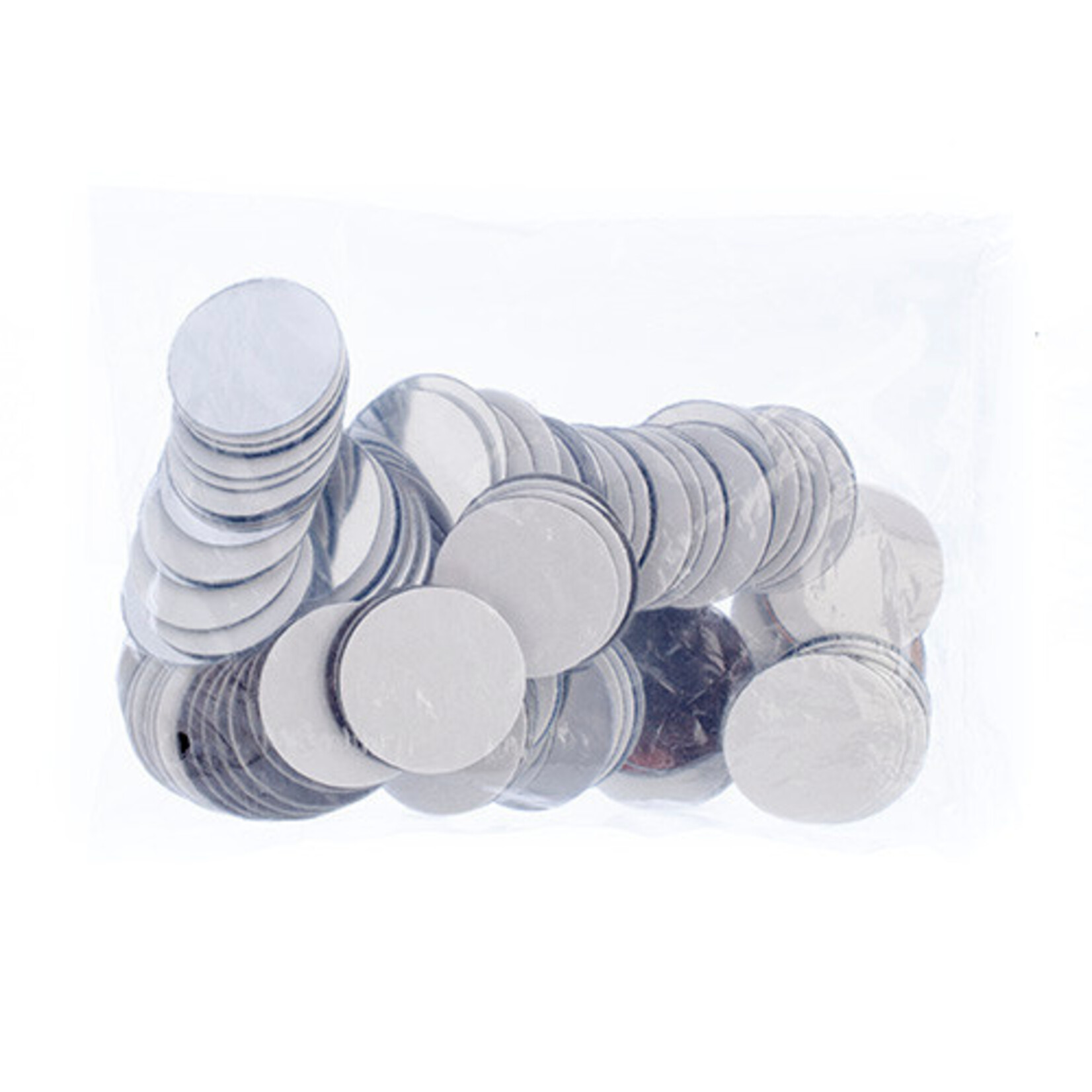 Mirror Acrylic 28mm Round 1MM Thick (100pcs)