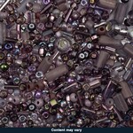Czech Seed Bead 50g Purple/Amethyst Assorted Mix