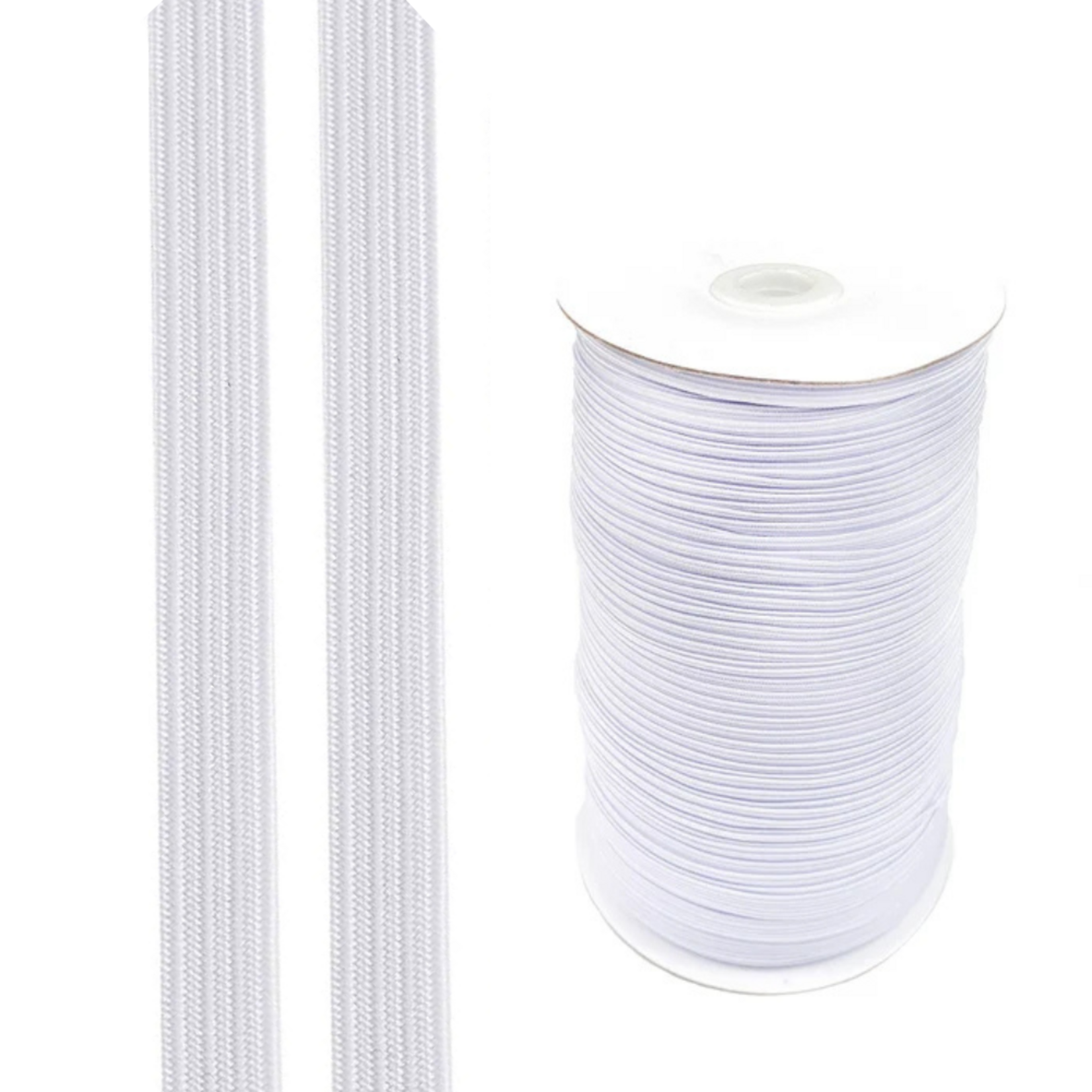Elastic (roll) White 1/4 Inch (200yds)