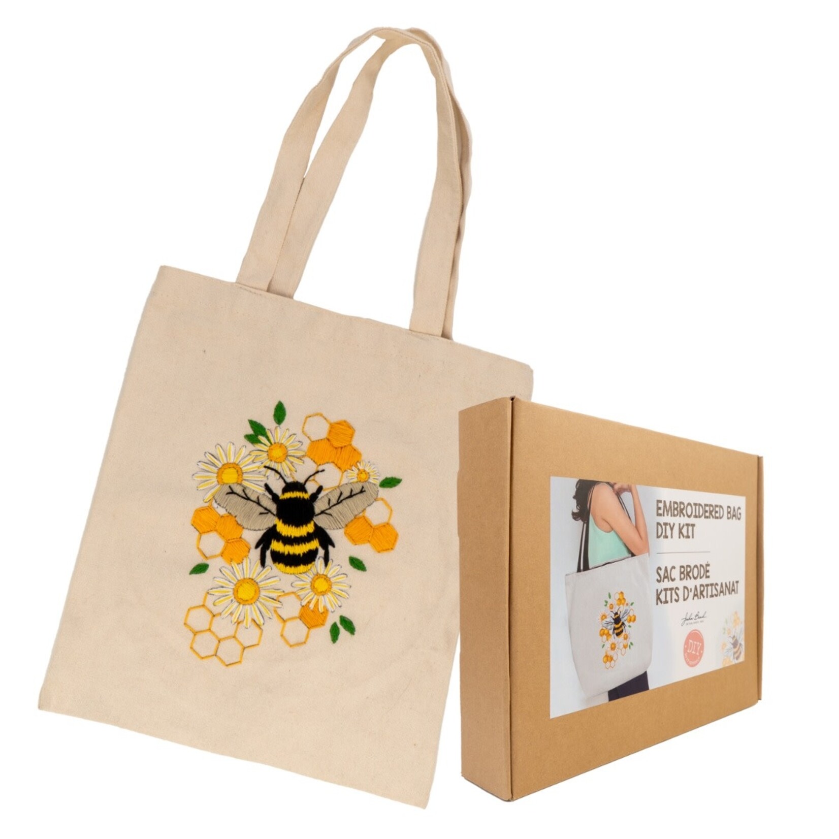 Embroidered Bag - DIY Kit 11pcs Multicolor