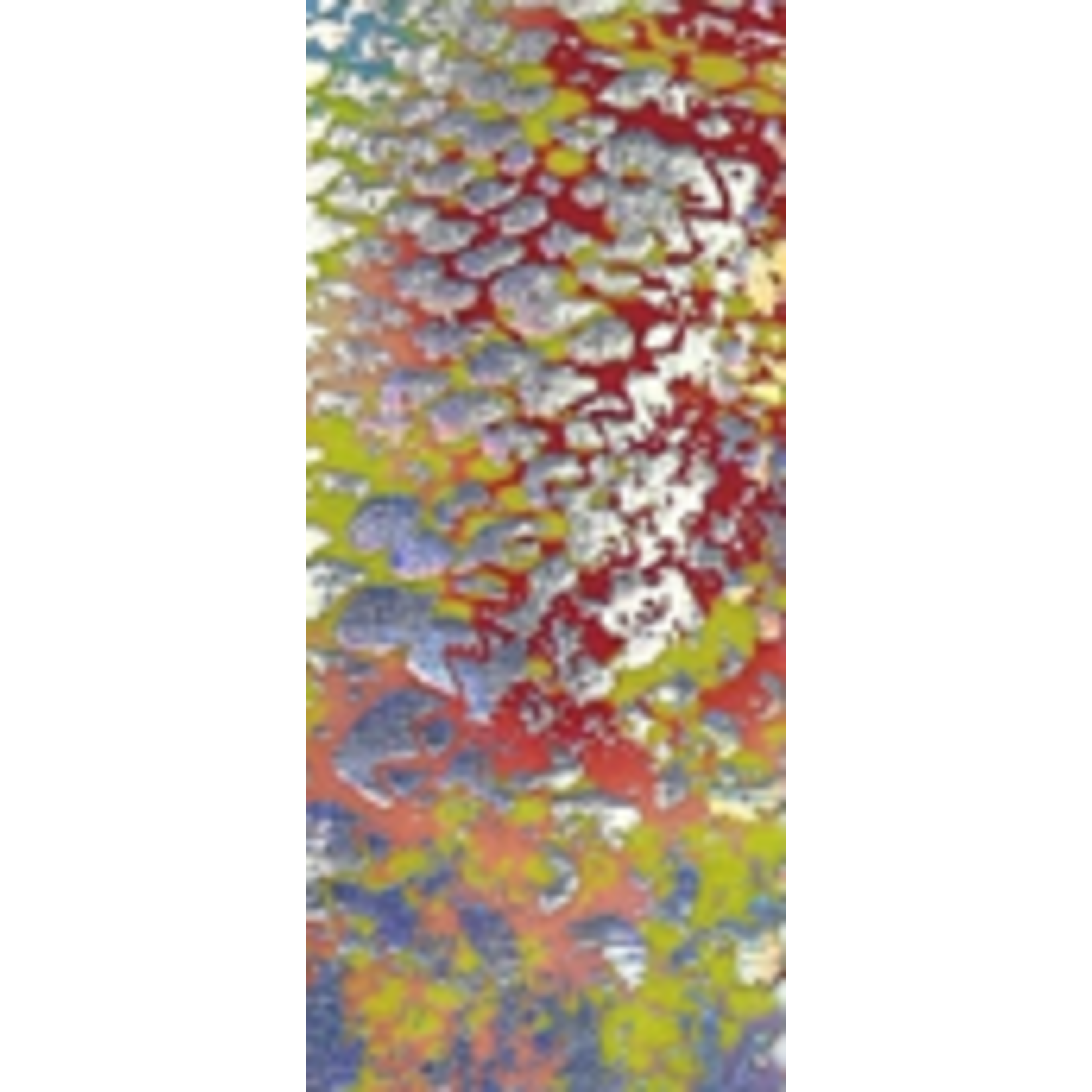 POLYESTER DIGITAL SPANDEX  58-60 #7 BLUE-PINK MULTI/SILVER