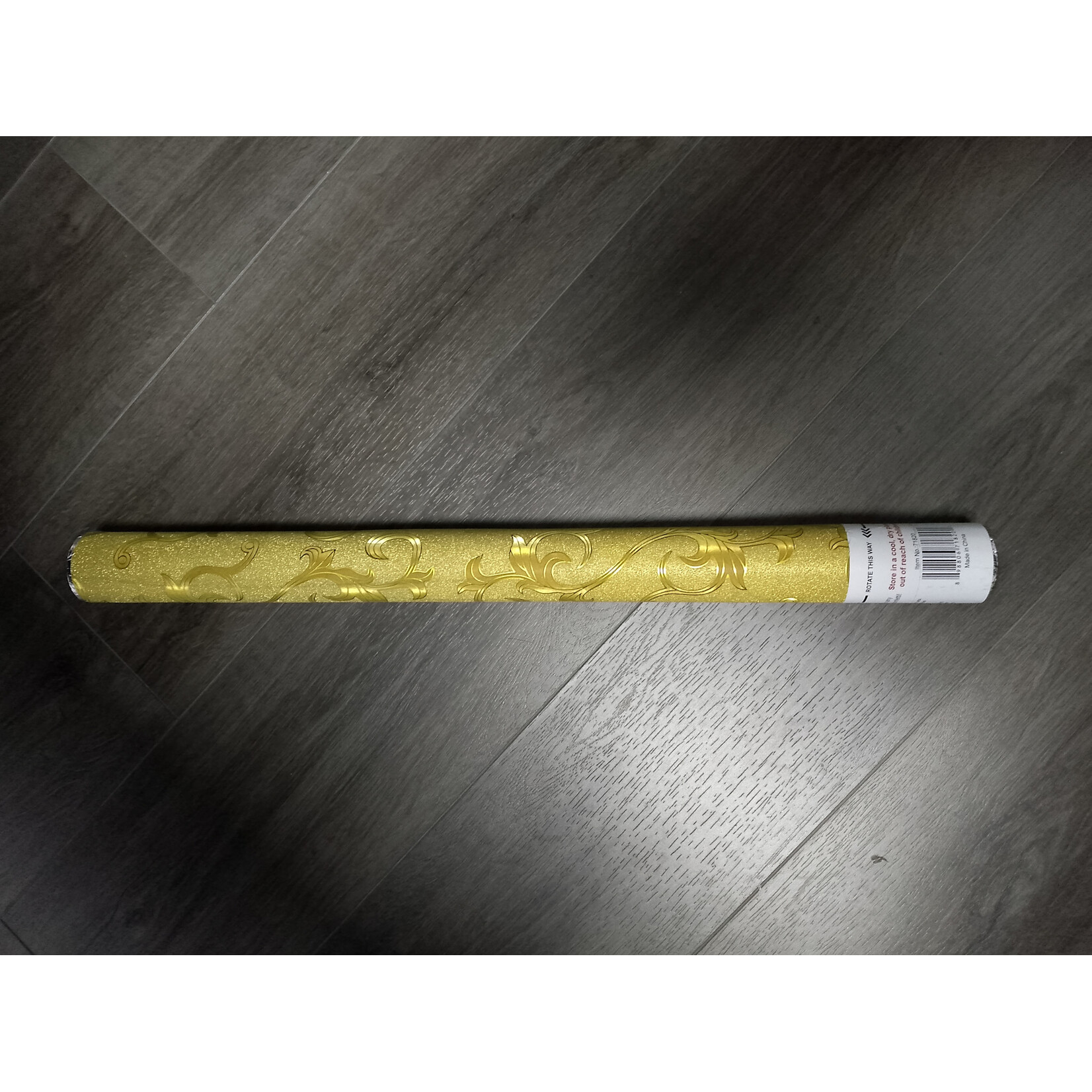 PARTY POPPER 24 INCH GOLD PATTERN