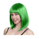 Green Long Bob Wig