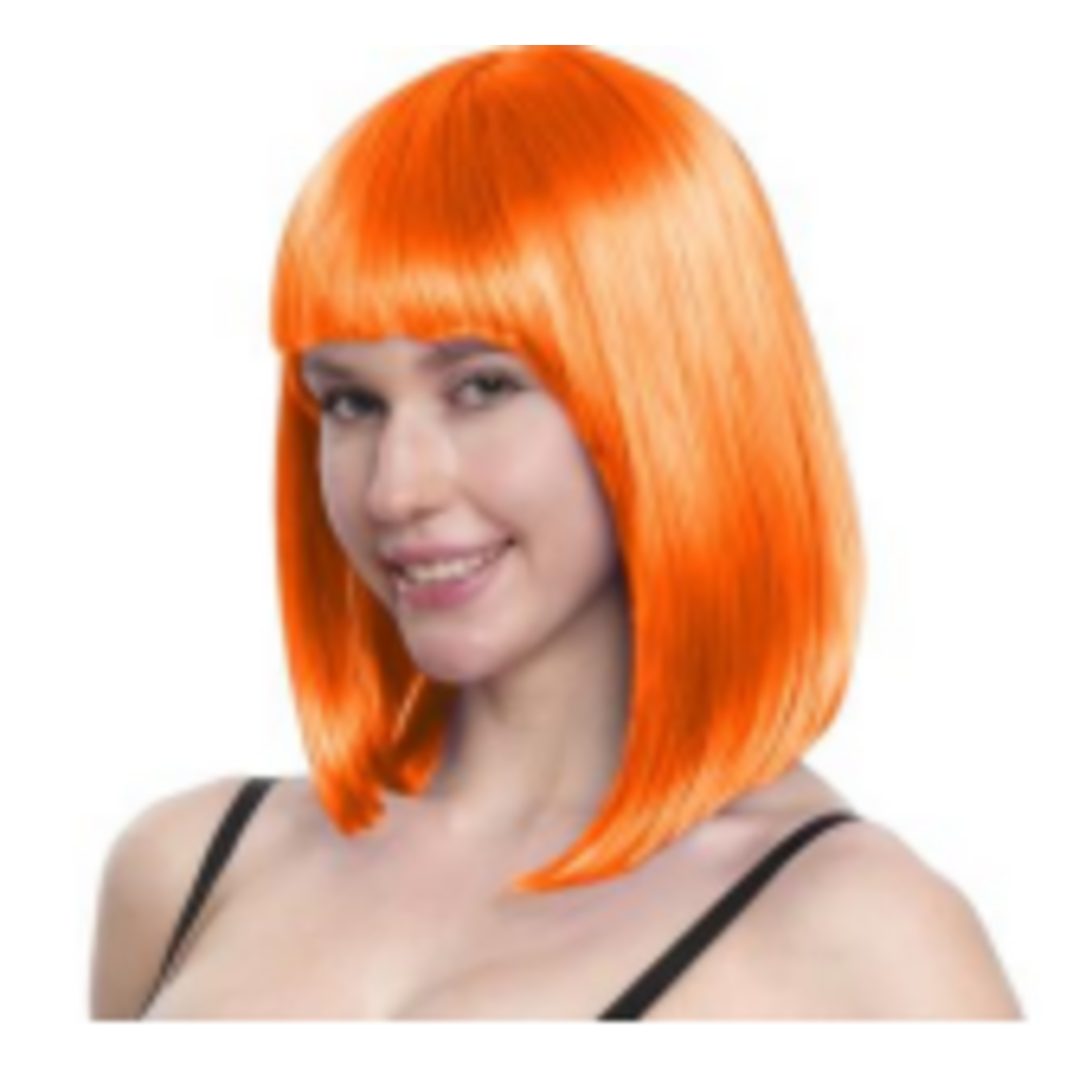 Orange Long Bob Wig
