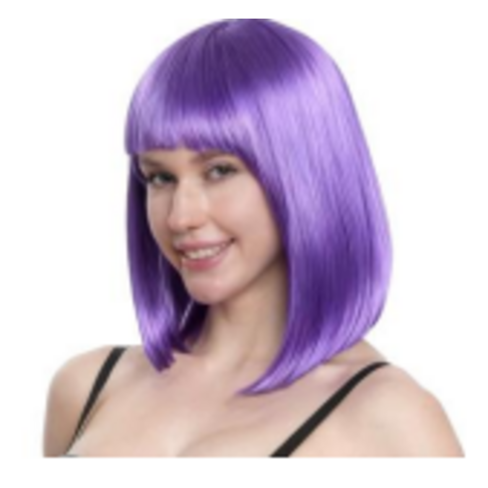 Purple Long Bob Wig