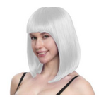 White Long Bob Wig