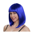 Blue Long Bob Wig