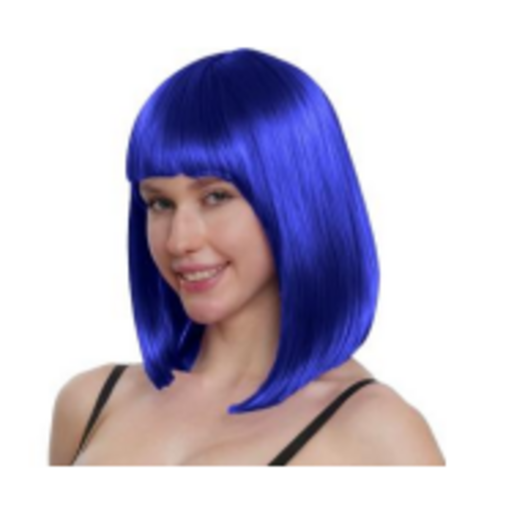 Blue Long Bob Wig